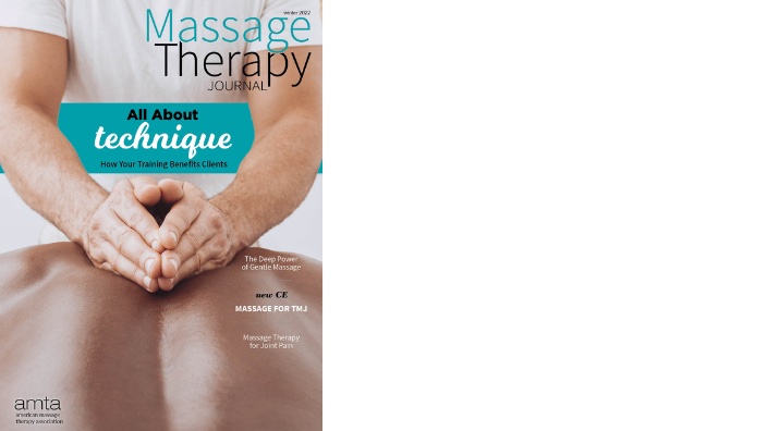 Massage Therapy Journal Winter 2022