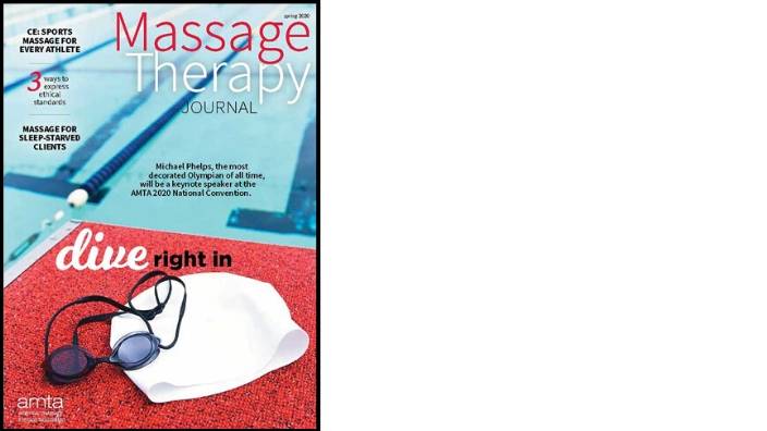 Massage Therapy Journal Spring 2020 cover